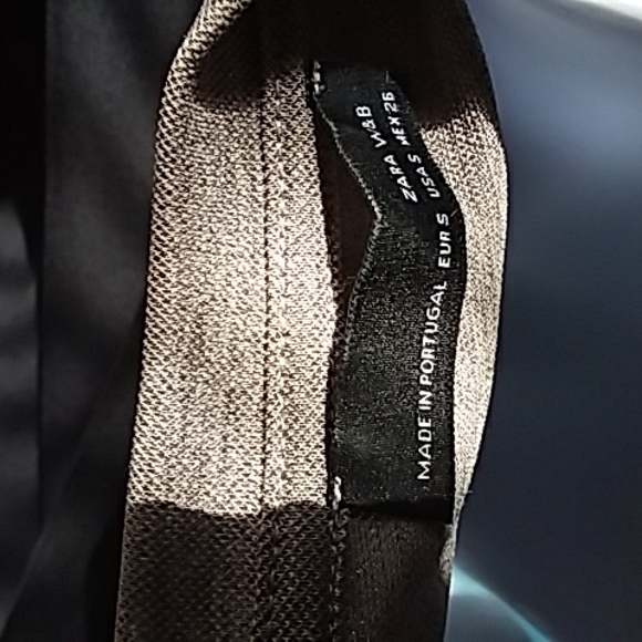 Zara short sleeve color block tee - Picture 3 of 3